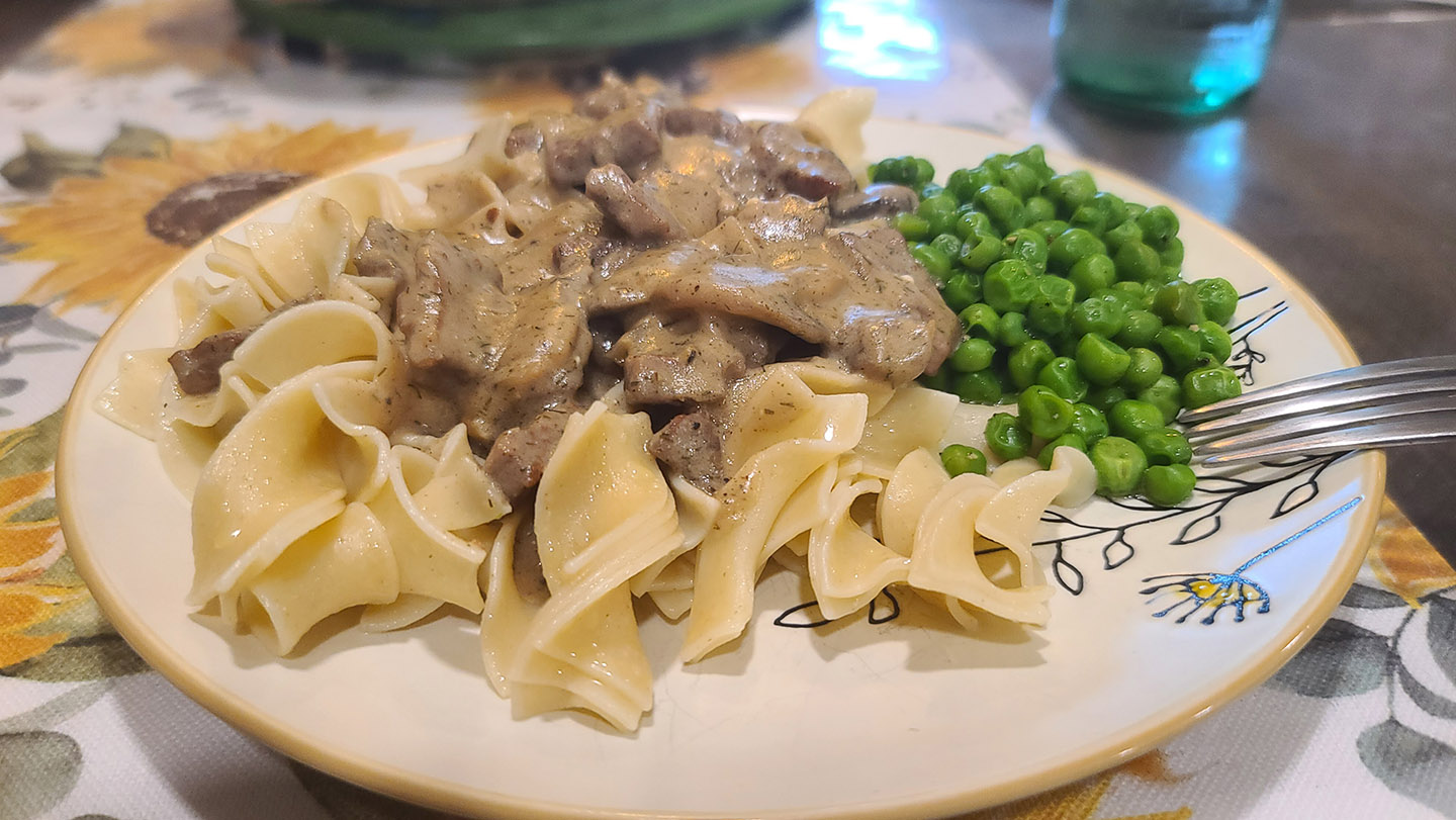 Beef Stroganoff